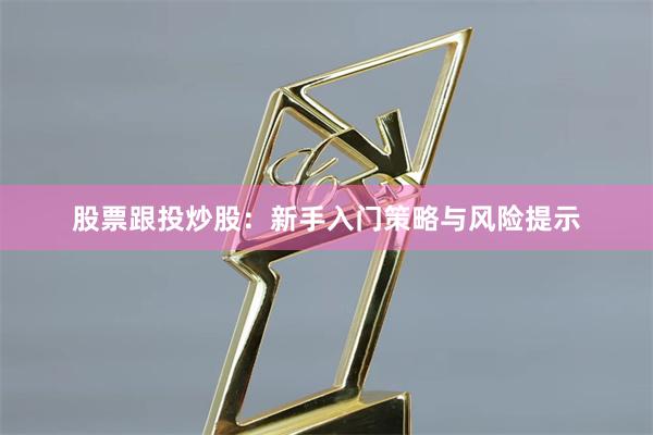 股票跟投炒股：新手入门策略与风险提示