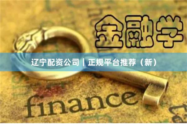 辽宁配资公司｜正规平台推荐（新）